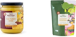 Two Brothers Organic A2 Ghee 500 ml & Sugarcane Jaggery Powder 500g