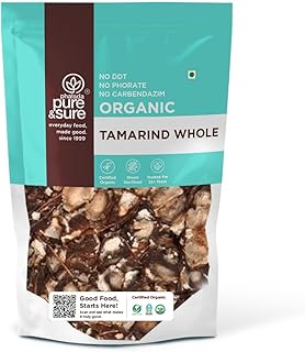Pure & Sure Organic Seedless Tamarind (Imli) 500 G | 100% Natural Seedless Imli | Tasty & Tangy Flavor | Perfect For Cooking, Sauces Etc | No Artificial Color & Preservatives - Image 1