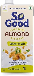 So Good Organic Almond Milk 1L