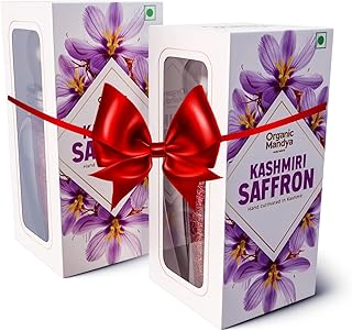 Organic Mandya Premium Kashmiri Saffron/Kesar/Kumkumapuvvu 1 GM (pack of 2) || 100% Pure & Natural || A+ Grade - Image 1